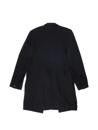 Alexander Digenova Button Notched Lapels Jacket In Black