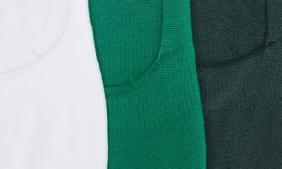 Zella Assorted 3-pack No-show Sneaker Socks In Multi