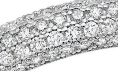 Crislu Chamonix Pavé Eternity Ring In Metallic