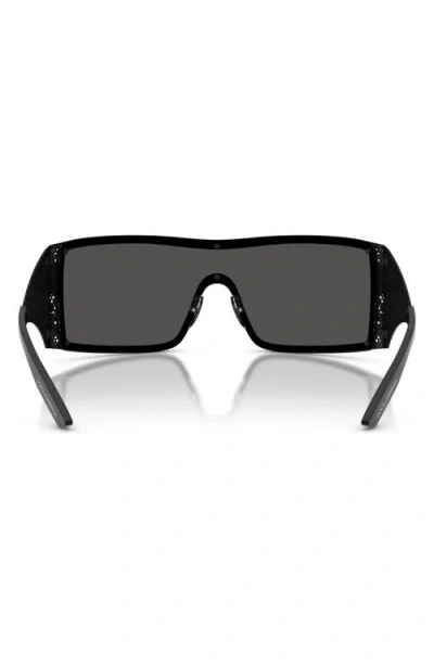 Dolce & Gabbana Shield-frame Sunglasses In Burgundy