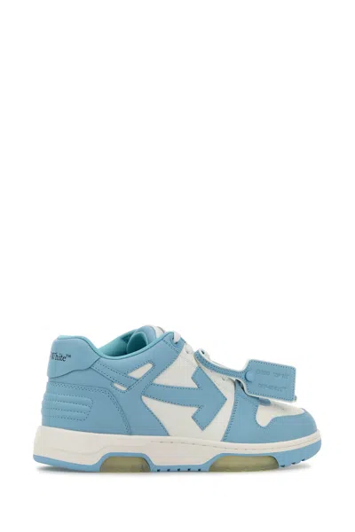 Off-white Chunky Sole White Sneakers With Layered Construction In Multi