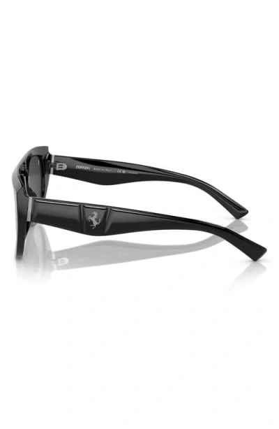 Scuderia Ferrari 56mm Polarized Pilot Sunglasses In Black