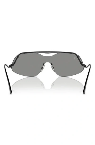 Scuderia Ferrari 138mm Rectangular Sunglasses In Gray