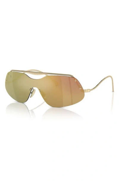 Scuderia Ferrari 138mm Rectangular Sunglasses In Gray