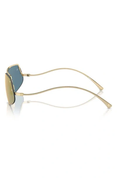 Scuderia Ferrari 138mm Rectangular Sunglasses In Gray