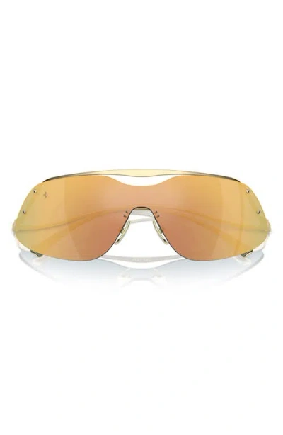 Scuderia Ferrari 138mm Rectangular Sunglasses In Gray