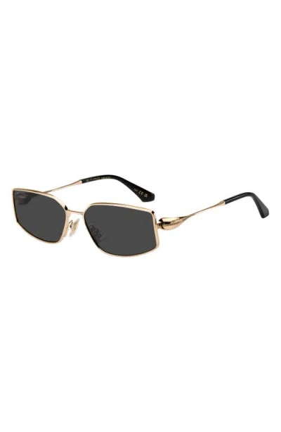 Etro 59mm Rectangular Sunglasses In Orange