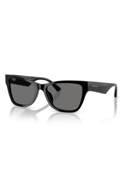 Jimmy Choo 55mm Polarized Pillow Sunglasses In Pattern