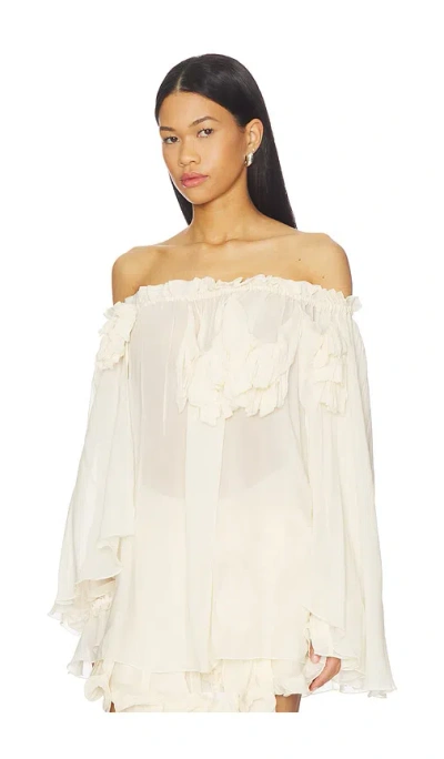 Aniye Records Pen Blouse In White