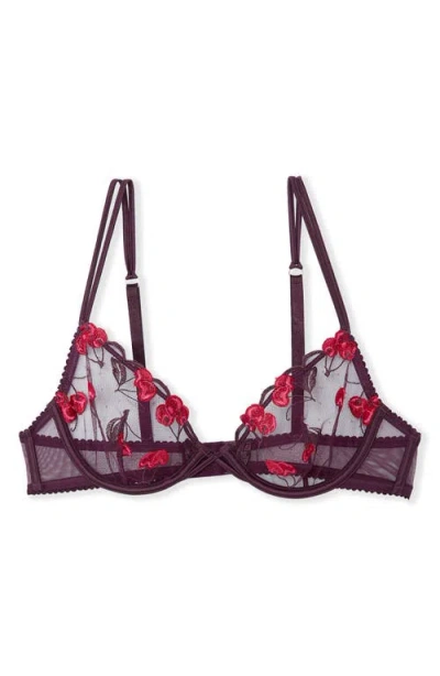 Etam It's Cherry Underwire Bra In Pattern