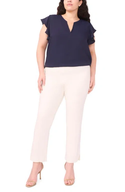 Halogenr Halogen(r) Flutter Sleeve Top In Blue