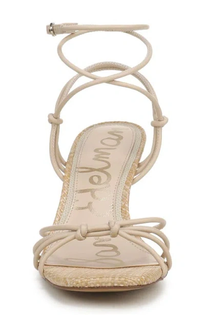 Sam Edelman Daxton Ankle Strap Wedge Sandal In Neutral