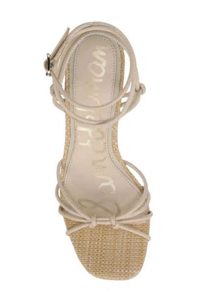 Sam Edelman Daxton Ankle Strap Wedge Sandal In Neutral