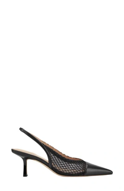Marc Fisher Ltd Gipsi Pointed Toe Slingback Pump In Black