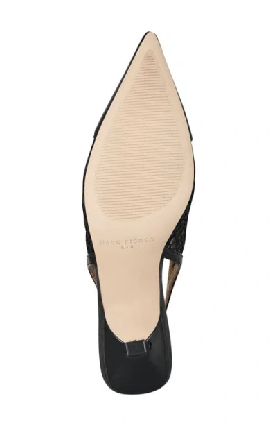 Marc Fisher Ltd Gipsi Pointed Toe Slingback Pump In Black
