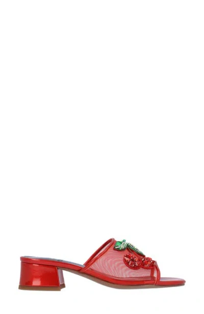 J. Reneé Cherry Slide Sandal In Multi