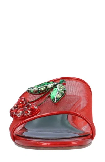 J. Reneé Cherry Slide Sandal In Multi