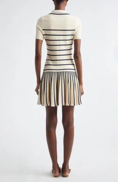 Zimmermann Kindred Spirit Luna Stripe Polo Minidress In Multi