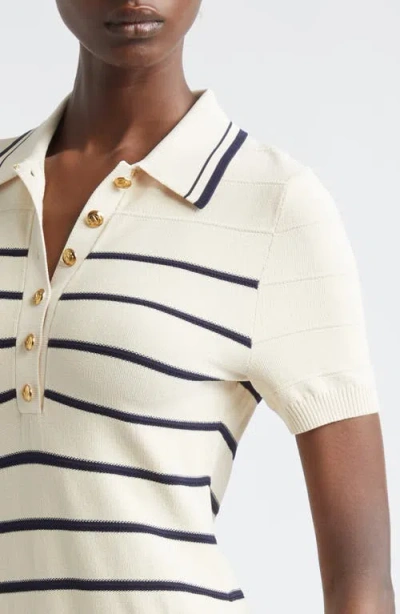 Zimmermann Kindred Spirit Luna Stripe Polo Minidress In Multi