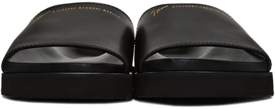 Shop Giuseppe Zanotti Black Rinko Sandals