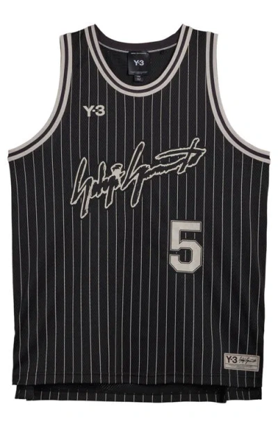 Y-3 Mens Black Elite 5 Basketball Woven Top Xl
