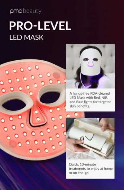 Pmd Led Light Therapy Mask In White