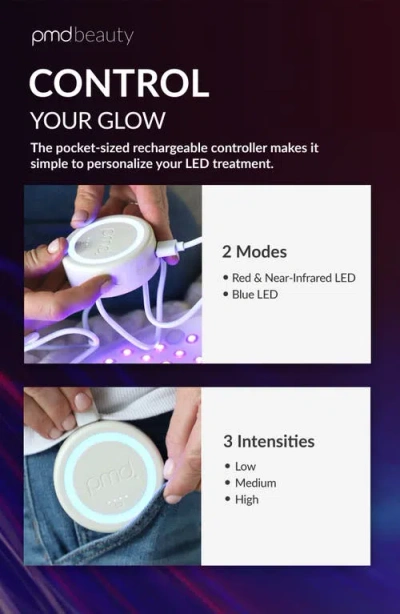 Pmd Led Light Therapy Mask In White