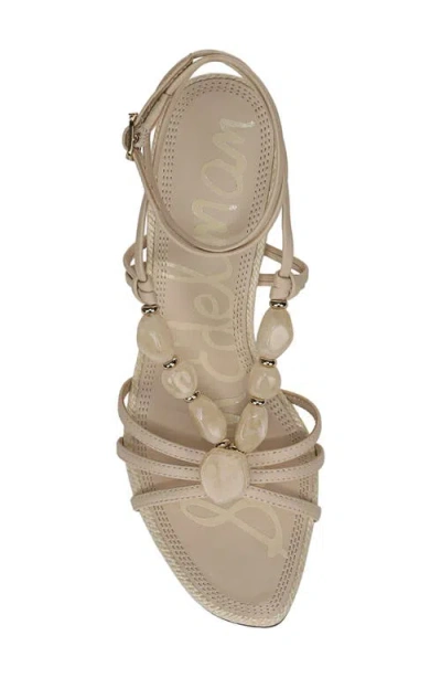 Sam Edelman Imani Ankle Strap Sandal In Neutral