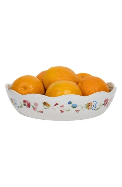 Juliska Sofia Scalloped Serving Bowl In Multi