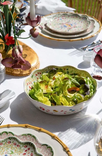 Juliska Sofia Scalloped Serving Bowl In Multi