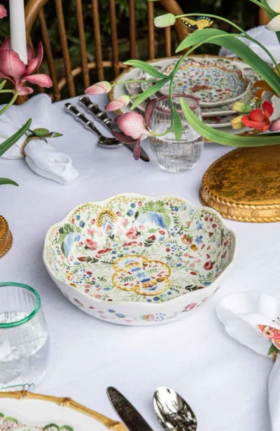 Juliska Sofia Scalloped Serving Bowl In Multi