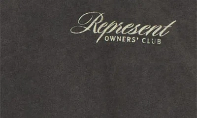 Represent Owners' Club Script Graphic T-shirt In Gray