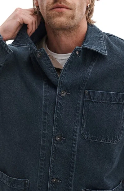 Rag & Bone Evan Infuse Denim Chore Jacket In Blue