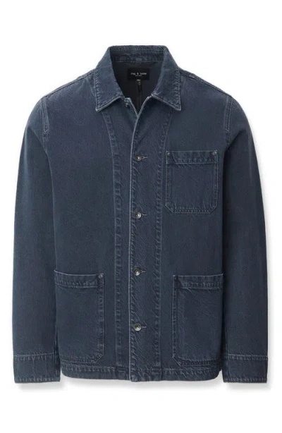Rag & Bone Evan Infuse Denim Chore Jacket In Blue