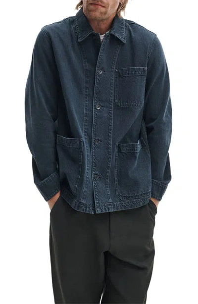 Rag & Bone Evan Infuse Denim Chore Jacket In Blue