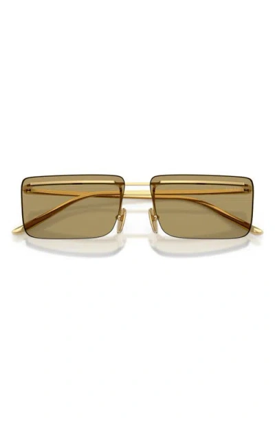 Prada 60mm Rectangular Sunglasses In Brown