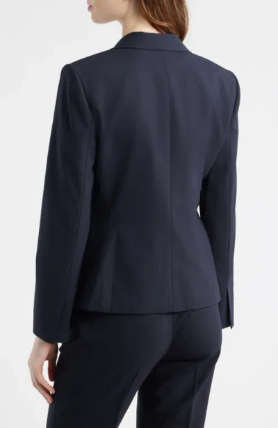 Theory Slim Fit Stretch Wool One Button Blazer In Multi