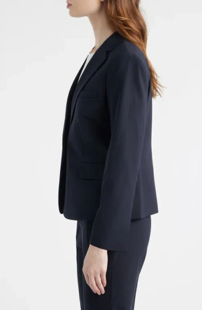 Theory Slim Fit Stretch Wool One Button Blazer In Multi