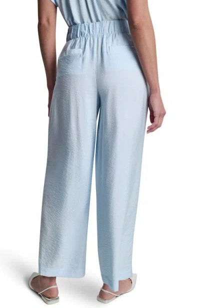 Dkny Rumpled Voile Pull-on Pants In Blue