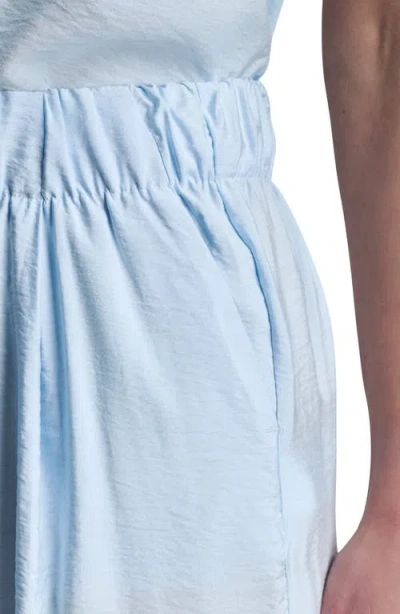 Dkny Rumpled Voile Pull-on Pants In Blue