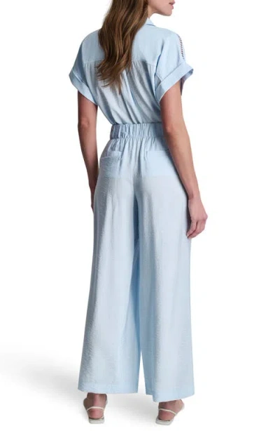 Dkny Rumpled Voile Pull-on Pants In Blue