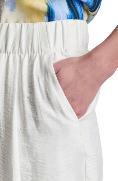 Dkny Rumpled Voile Pull-on Pants In White
