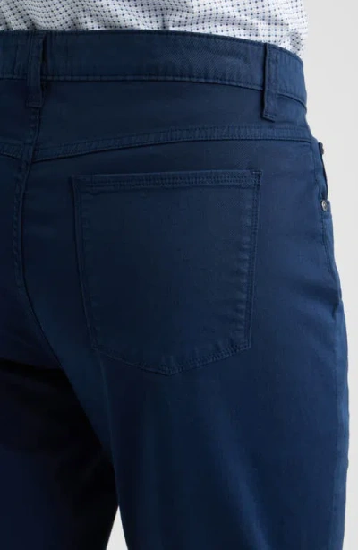 Bugatchi Stretch Cotton Pants In Blue