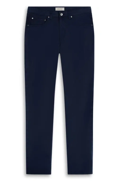 Bugatchi Stretch Cotton Pants In Blue