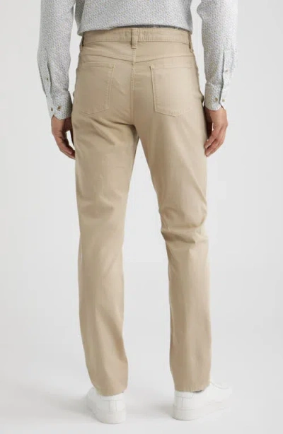 Bugatchi Stretch Cotton Pants In Brown