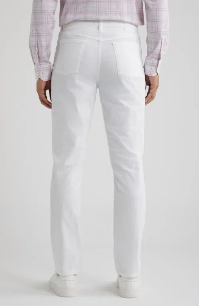 Bugatchi Stretch Cotton Pants In White