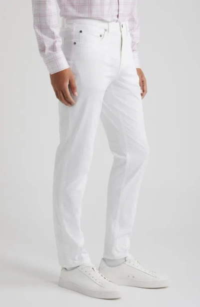 Bugatchi Stretch Cotton Pants In White
