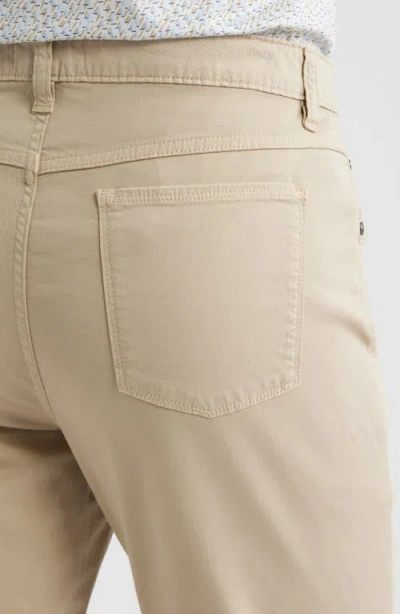 Bugatchi Stretch Cotton Pants In Brown