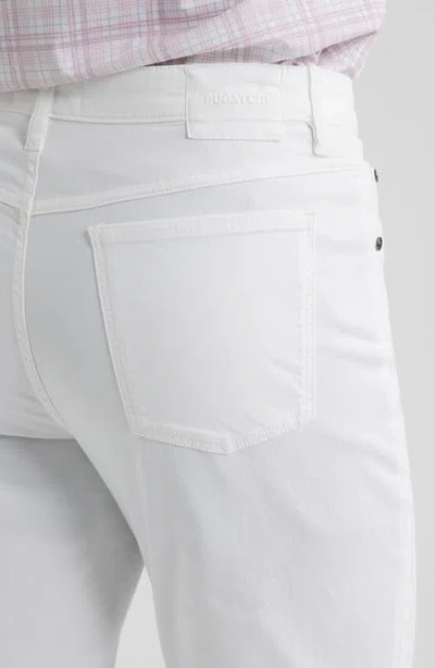 Bugatchi Stretch Cotton Pants In White