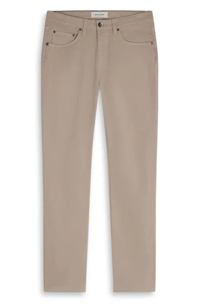 Bugatchi Stretch Cotton Pants In Brown